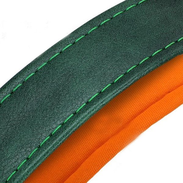 Customized pet leather dog collar